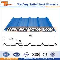 Corrugated color single steel sheet