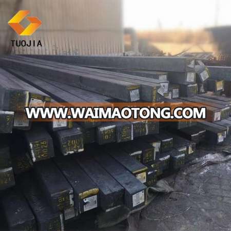 steel raw material Q195 Q235 hot rolled mild steel square bar iron billets from tangshan tuojia